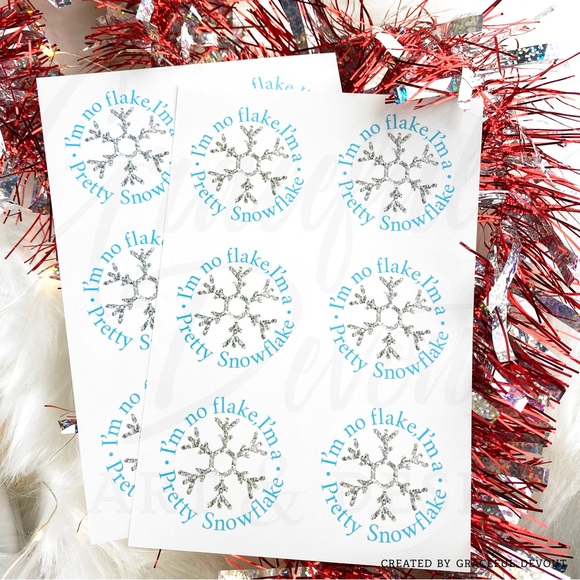 ❄️ I’m No Flake, I’m a Pretty Snowflake!
- 2" (inches) (48ct.)  [GD26-48] - Picture 3 of 5